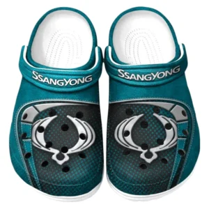 SsangYong Motor Crocs Sandals For Men Women, Gift For SsangYong Motor Fan CAR177031425584 - Cyan