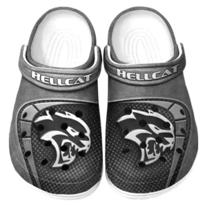 Hellcat Crocs Sandals For Men Women, Gift For Hellcat Fan CAR177031425585 - Gray