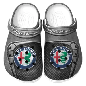 Alfa Romeo Crocs Sandals For Men Women, Gift For Alfa Romeo Fan CAR177031425586 - Gray