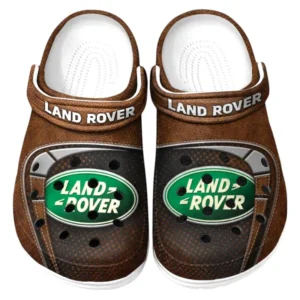 Land-Rover Crocs Sandals For Men Women, Gift For Land-Rover Fan CAR177031425594 - Brown