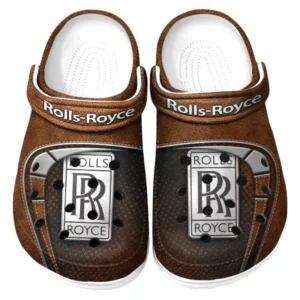 Rolls Royce Crocs Sandals For Men Women, Gift For Rolls Royce Fan CAR177031425598 - Brown