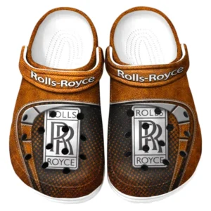Rolls Royce Crocs Sandals For Men Women, Gift For Rolls Royce Fan CAR177031425598 - Orange