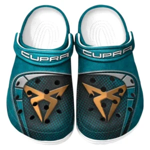 Cupra Crocs Sandals For Men Women, Gift For Cupra Fan CAR177031425599 - Cyan