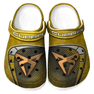 Cupra Crocs Sandals For Men Women, Gift For Cupra Fan CAR177031425599 - Yellow