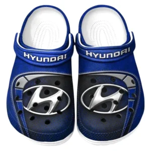 Hyundai Crocs Sandals For Men Women, Gift For Hyundai Fan CAR177031425601 - Blue