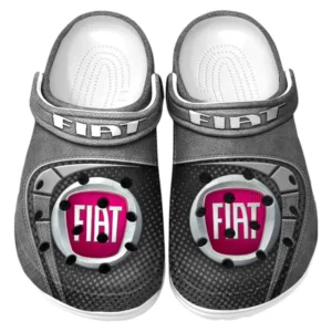 Fiat Crocs Sandals For Men Women, Gift For Fiat Fan CAR177031425603 - Gray