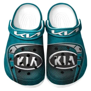 Kia Crocs Sandals For Men Women, Gift For Kia Fan CAR177031425604 - Cyan