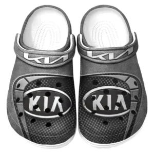 Kia Crocs Sandals For Men Women, Gift For Kia Fan CAR177031425604 - Gray