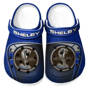 Shelby Crocs Sandals For Men Women, Gift For Shelby Fan CAR177031425605 - Blue
