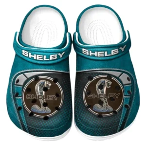 Shelby Crocs Sandals For Men Women, Gift For Shelby Fan CAR177031425605 - Cyan