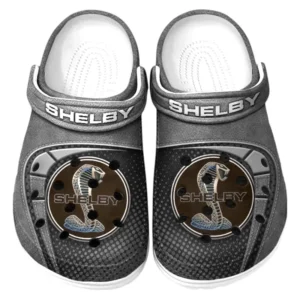 Shelby Crocs Sandals For Men Women, Gift For Shelby Fan CAR177031425605 - Gray
