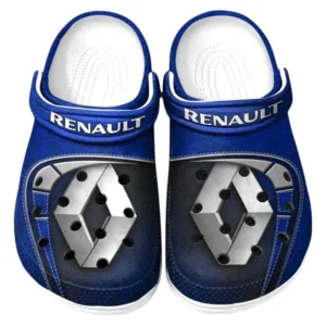 Renault Crocs Sandals For Men Women, Gift For Renault Fan CAR177031425606 - Blue