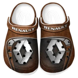 Renault Crocs Sandals For Men Women, Gift For Renault Fan CAR177031425606 - Brown
