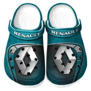 Renault Crocs Sandals For Men Women, Gift For Renault Fan CAR177031425606 - Cyan