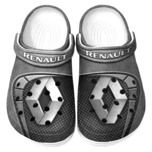 Renault Crocs Sandals For Men Women, Gift For Renault Fan CAR177031425606 - Gray