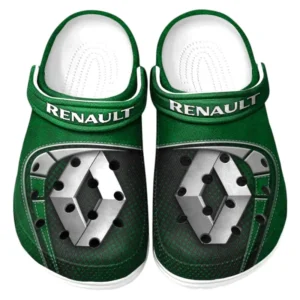 Renault Crocs Sandals For Men Women, Gift For Renault Fan CAR177031425606 - Green