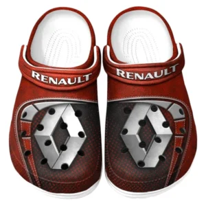 Renault Crocs Sandals For Men Women, Gift For Renault Fan CAR177031425606 - Red