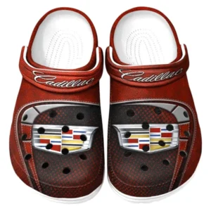 Cadillac Crocs Sandals For Men Women, Gift For Cadillac Fan CAR177031425607 - Red