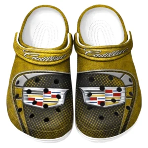 Cadillac Crocs Sandals For Men Women, Gift For Cadillac Fan CAR177031425607 - Yellow