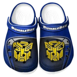 Bumblebee Crocs Sandals For Men Women, Gift For Bumblebee Fan CAR177031425609 - Blue