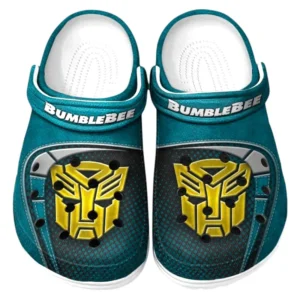 Bumblebee Crocs Sandals For Men Women, Gift For Bumblebee Fan CAR177031425609 - Cyan