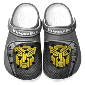 Bumblebee Crocs Sandals For Men Women, Gift For Bumblebee Fan CAR177031425609 - Gray