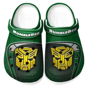 Bumblebee Crocs Sandals For Men Women, Gift For Bumblebee Fan CAR177031425609 - Green