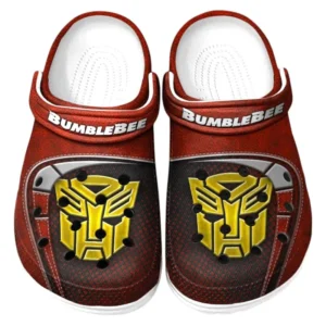 Bumblebee Crocs Sandals For Men Women, Gift For Bumblebee Fan CAR177031425609 - Red