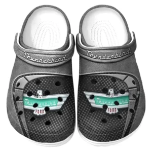 Thunderbird Crocs Sandals For Men Women, Gift For Thunderbird Fan CAR177031425610 - Gray