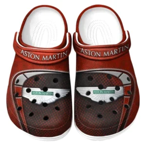 Aston Martin Crocs Sandals For Men Women, Gift For Aston Martin Fan CAR177031425611 - Red