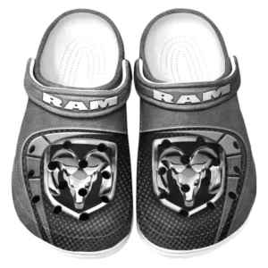 Ram truck Crocs Sandals For Men Women, Gift For Ram truck Fan CAR177031425612 - Gray