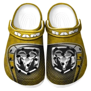 Ram truck Crocs Sandals For Men Women, Gift For Ram truck Fan CAR177031425612 - Yellow