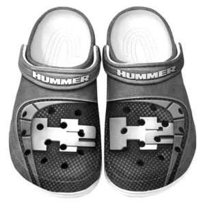 H2 Hummer Crocs Sandals For Men Women, Gift For H2 Hummer Fan CAR177031425613 - Gray