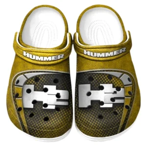 H2 Hummer Crocs Sandals For Men Women, Gift For H2 Hummer Fan CAR177031425613 - Yellow