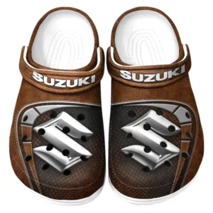Suzuki Crocs Sandals For Men Women, Gift For Suzuki Fan CAR177031425614 - Brown