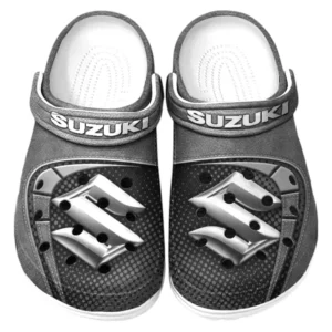 Suzuki Crocs Sandals For Men Women, Gift For Suzuki Fan CAR177031425614 - Gray