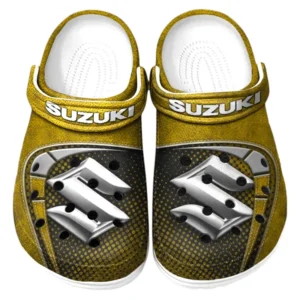 Suzuki Crocs Sandals For Men Women, Gift For Suzuki Fan CAR177031425614 - Yellow