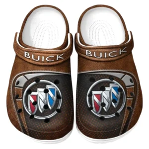 Buick Crocs Sandals For Men Women, Gift For Buick Fan CAR177031425616 - Brown