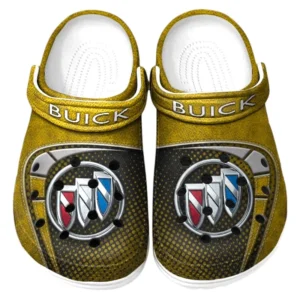 Buick Crocs Sandals For Men Women, Gift For Buick Fan CAR177031425616 - Yellow