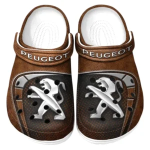 Peugeot Crocs Sandals For Men Women, Gift For Peugeot Fan CAR177031425620 - Brown