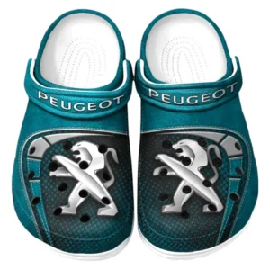 Peugeot Crocs Sandals For Men Women, Gift For Peugeot Fan CAR177031425620 - Cyan