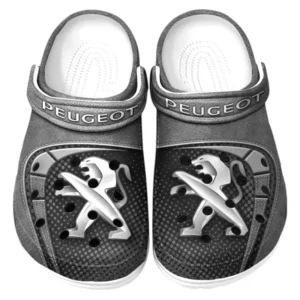 Peugeot Crocs Sandals For Men Women, Gift For Peugeot Fan CAR177031425620 - Gray