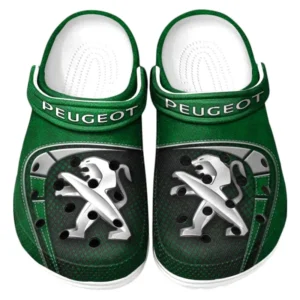 Peugeot Crocs Sandals For Men Women, Gift For Peugeot Fan CAR177031425620 - Green