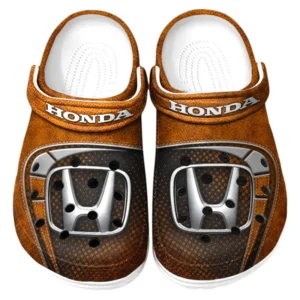 Honda Crocs Sandals For Men Women, Gift For Honda Fan CAR177031425621 - Orange