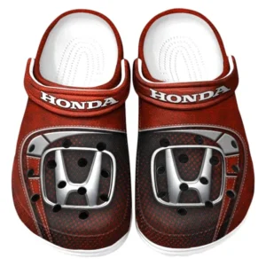 Honda Crocs Sandals For Men Women, Gift For Honda Fan CAR177031425621 - Red