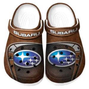 Subaru Crocs Sandals For Men Women, Gift For Subaru Fan CAR177031425622 - Brown
