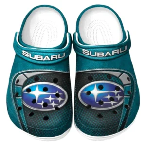 Subaru Crocs Sandals For Men Women, Gift For Subaru Fan CAR177031425622 - Cyan