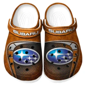 Subaru Crocs Sandals For Men Women, Gift For Subaru Fan CAR177031425622 - Orange