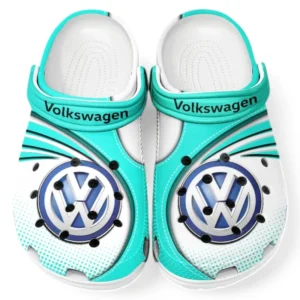 Volkswagen Crocs Sandals For Men Women, Gift For Volkswagen Fan CAR181031525688 - Cyan
