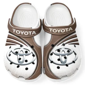 Toyota Crocs Sandals For Men Women, Gift For Toyota Fan CAR181031525691 - Brown